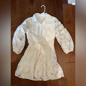 Size small. Lace long sleeve dress. Worn once.